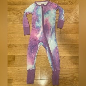 Little Sleepies Purple and Blue Pajamas